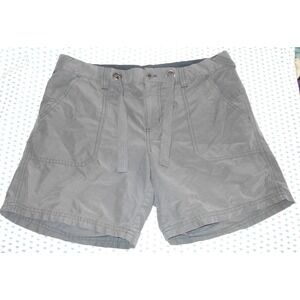 Columbia Shorts Womens S 6L Gray Drawstring Outdoor Lightweight Pockets Hiking